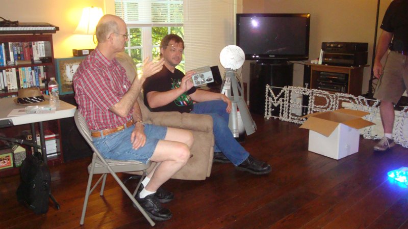 OregonLights and John discussing Power Supplies.JPG